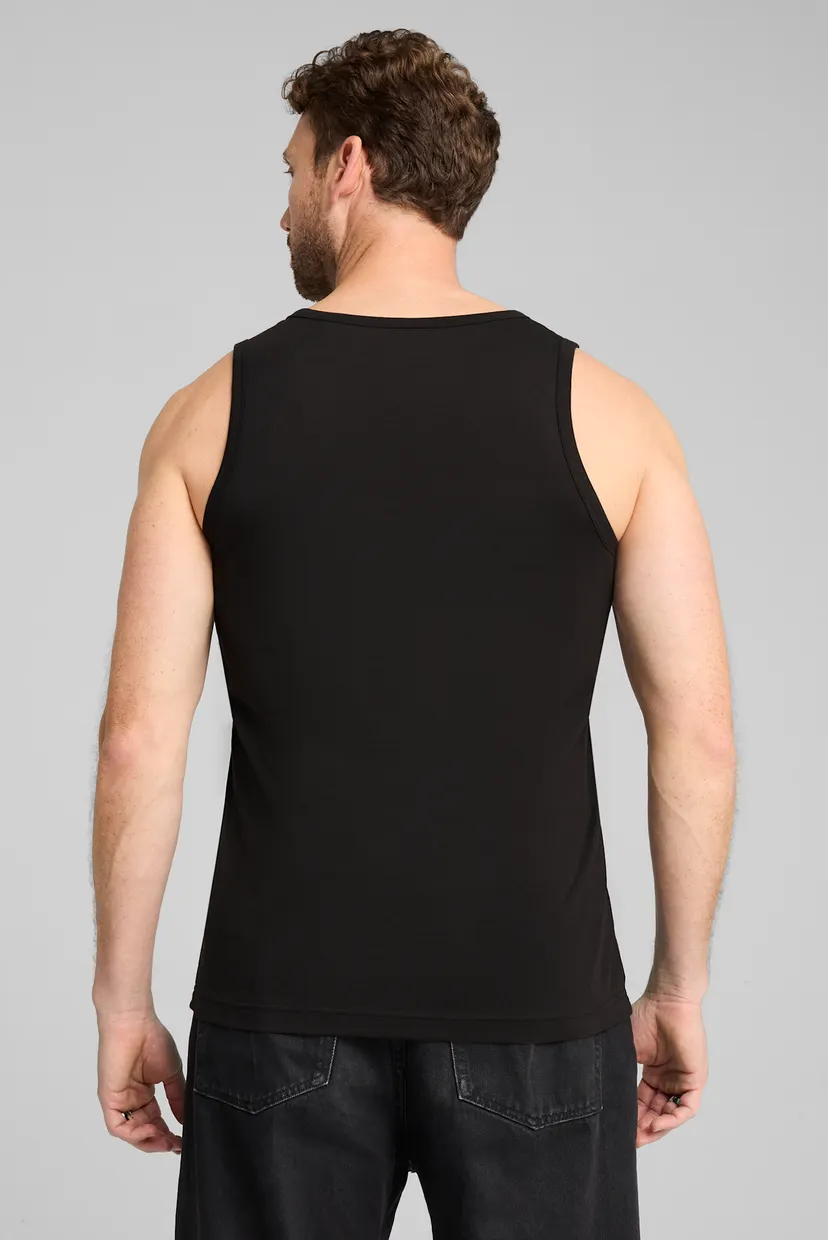 Чоловіча чорна майка Essentials No. 1 Logo Tank Men 3