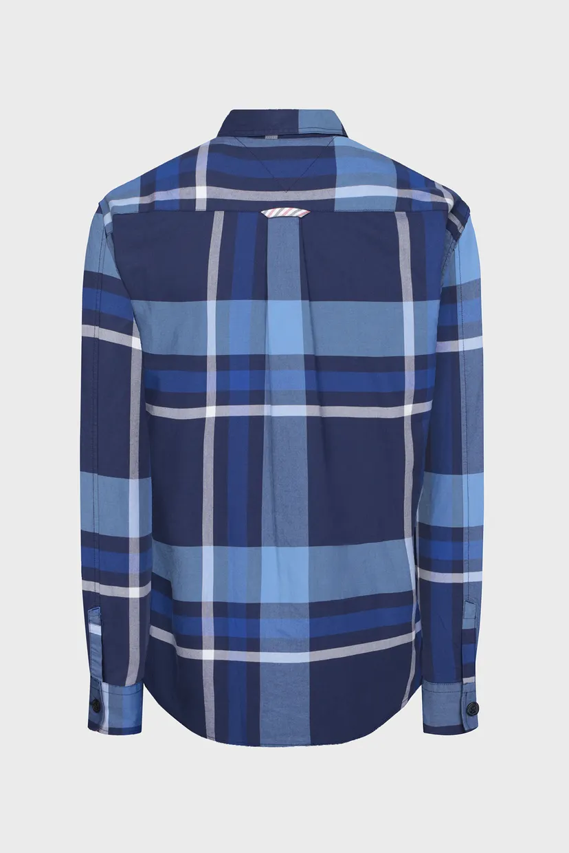 Чоловіча синя картата сорочка EXPLODED CHECK CF OVERSHIRT 6