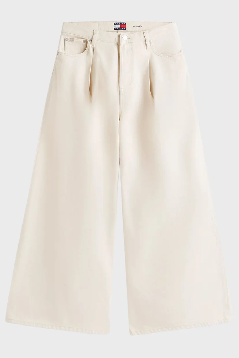 Женские белые джинсы PLEAT 5