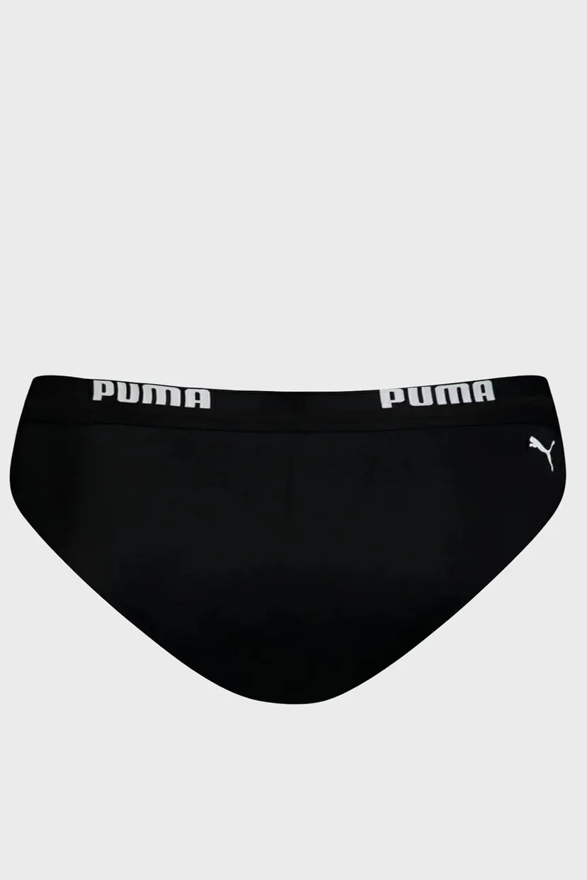 Мужские черные плавки PUMA Swim Men Logo Swim Brief 5