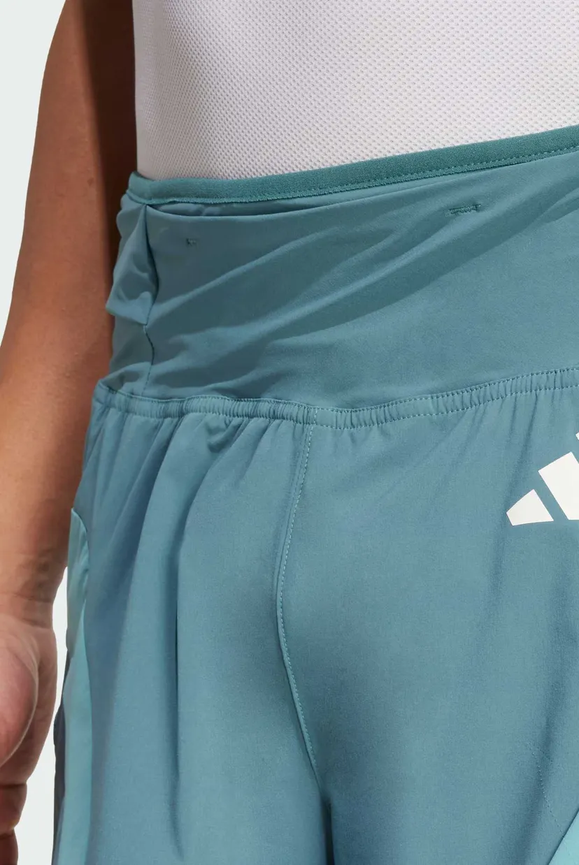 Мужские бирюзовые шорты Adizero Archive Running Gel 5