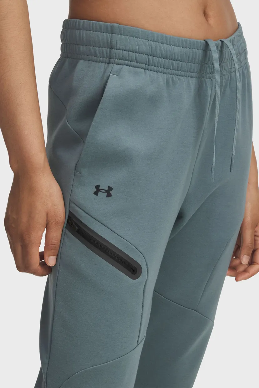 Женские бирюзовые спортивные брюки Unstoppable Flc Jogger 4