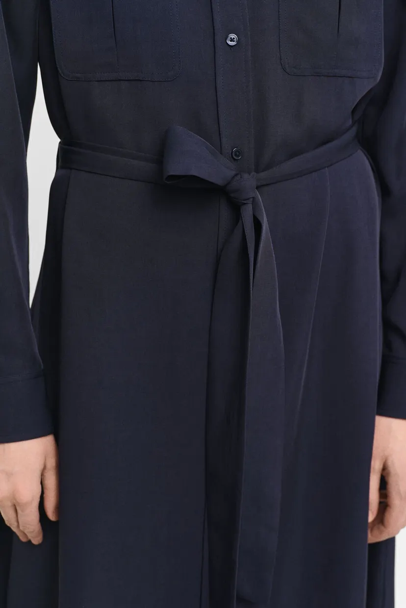 Женское темно-синее платье REG POCKET  DRESS 6