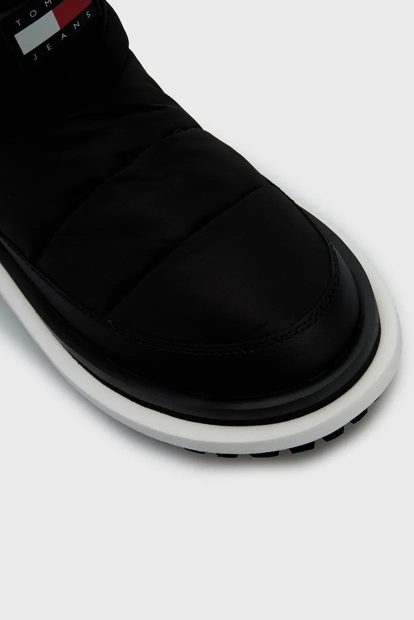 Женские черные дутики TJW PADDED FLAT BOOT 4