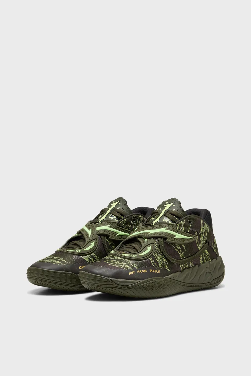 Темно-зеленые кроссовки MB.05 Camo Basketball Shoes Unisex 3