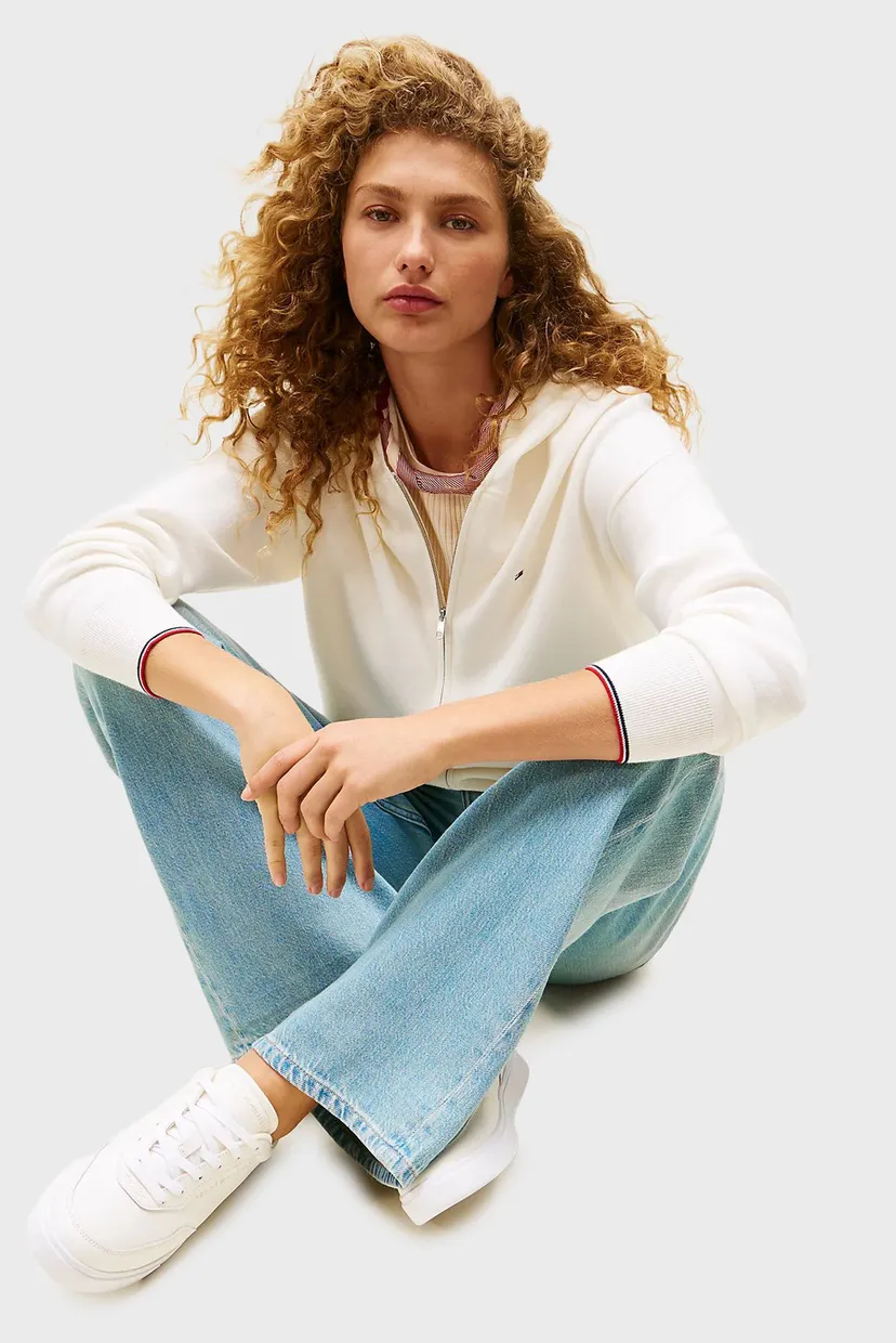 Женские белые кожаные сникерсы CASUAL CUPSOLE 6