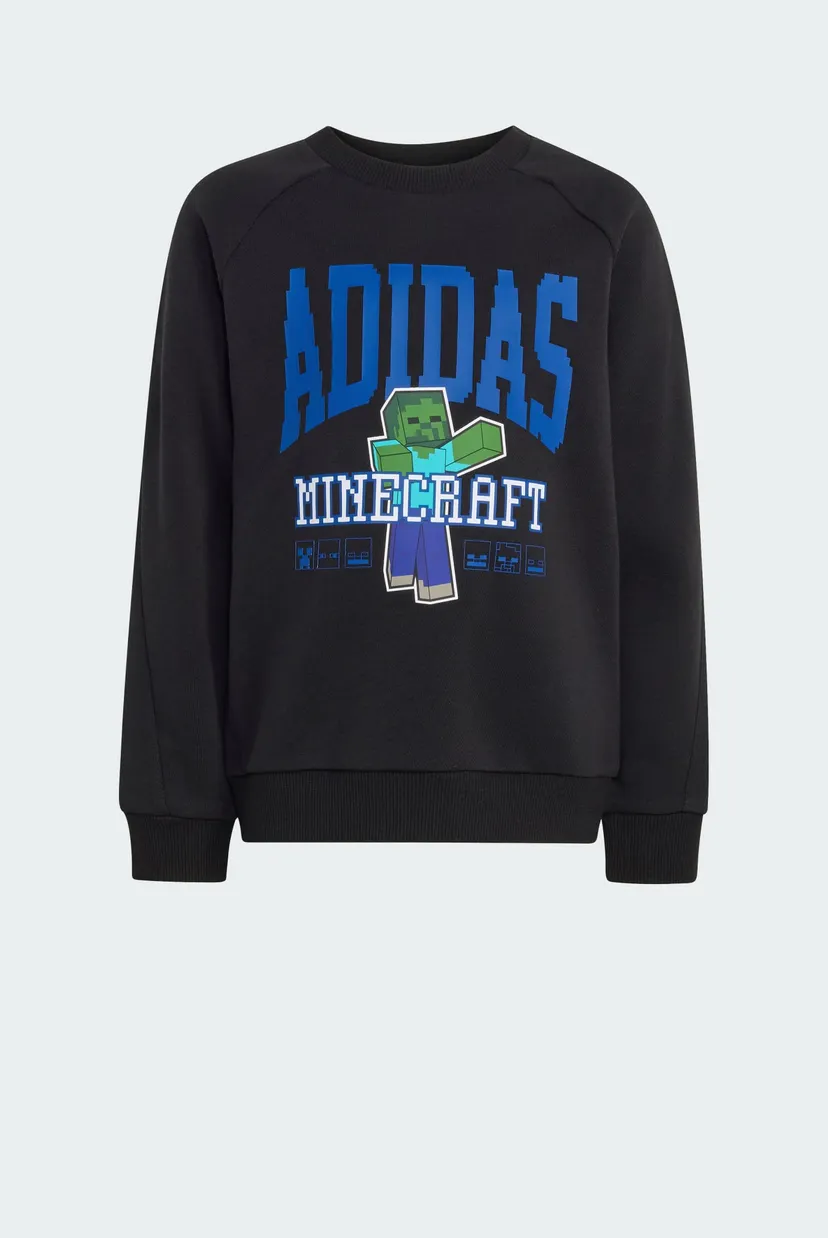 Дитячий чорний комплект одягу (світшот, джоггери) ADIDAS MINECRAFT 9