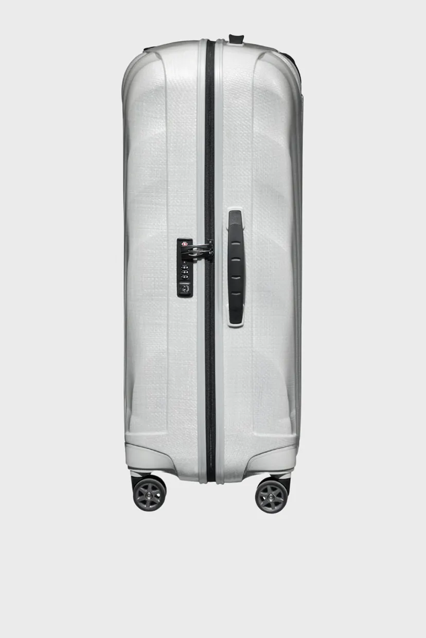 Біла валіза 75 см C-LITE WHITE 5