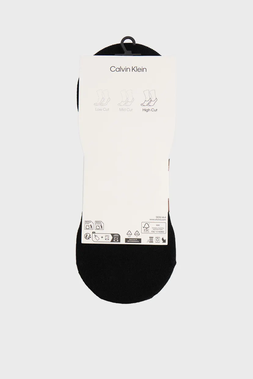 Мужские черные следы (3 пары) FOOTIE HIGH CUT 3