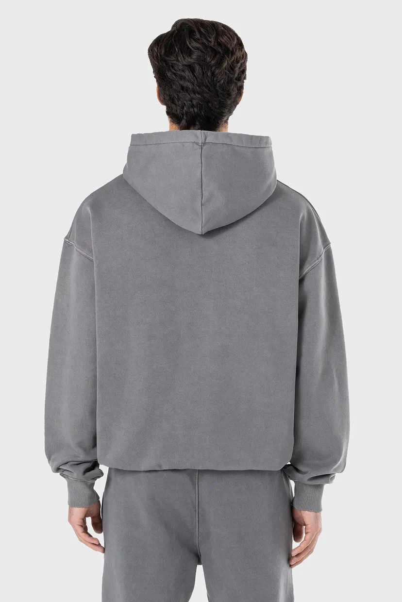 Мужское серое худи BAYLOR OVERSIZED 3