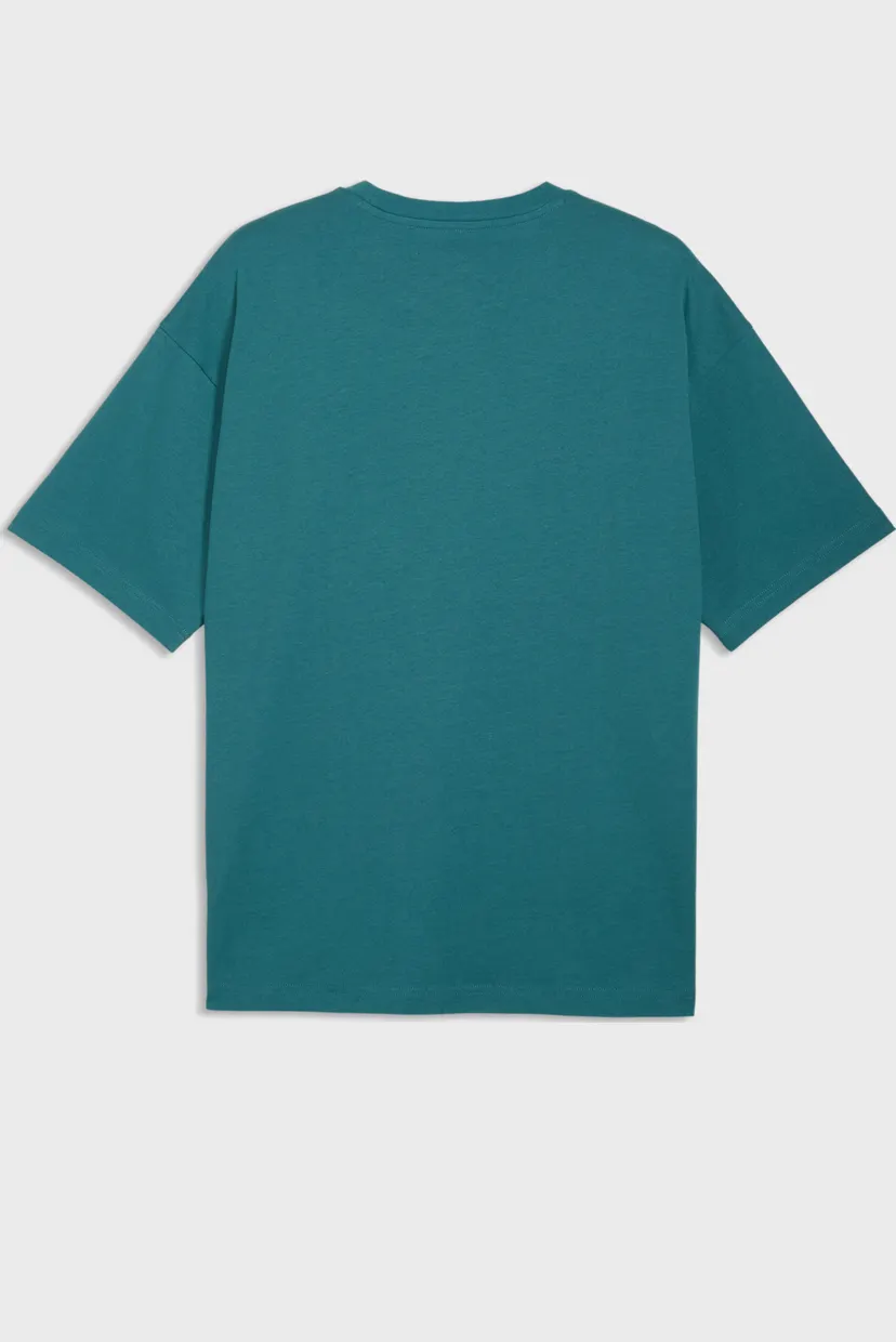 Чоловіча бірюзова футболка WARDROBE ESS Oversized Tee Men 5