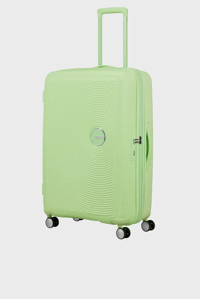 Женский зеленый чемодан 77 см SOUNDBOX KIWI GREEN 6
