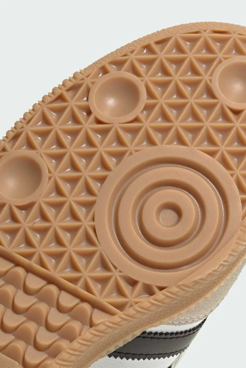 Женские белые кожаные балетки Samba OG 9