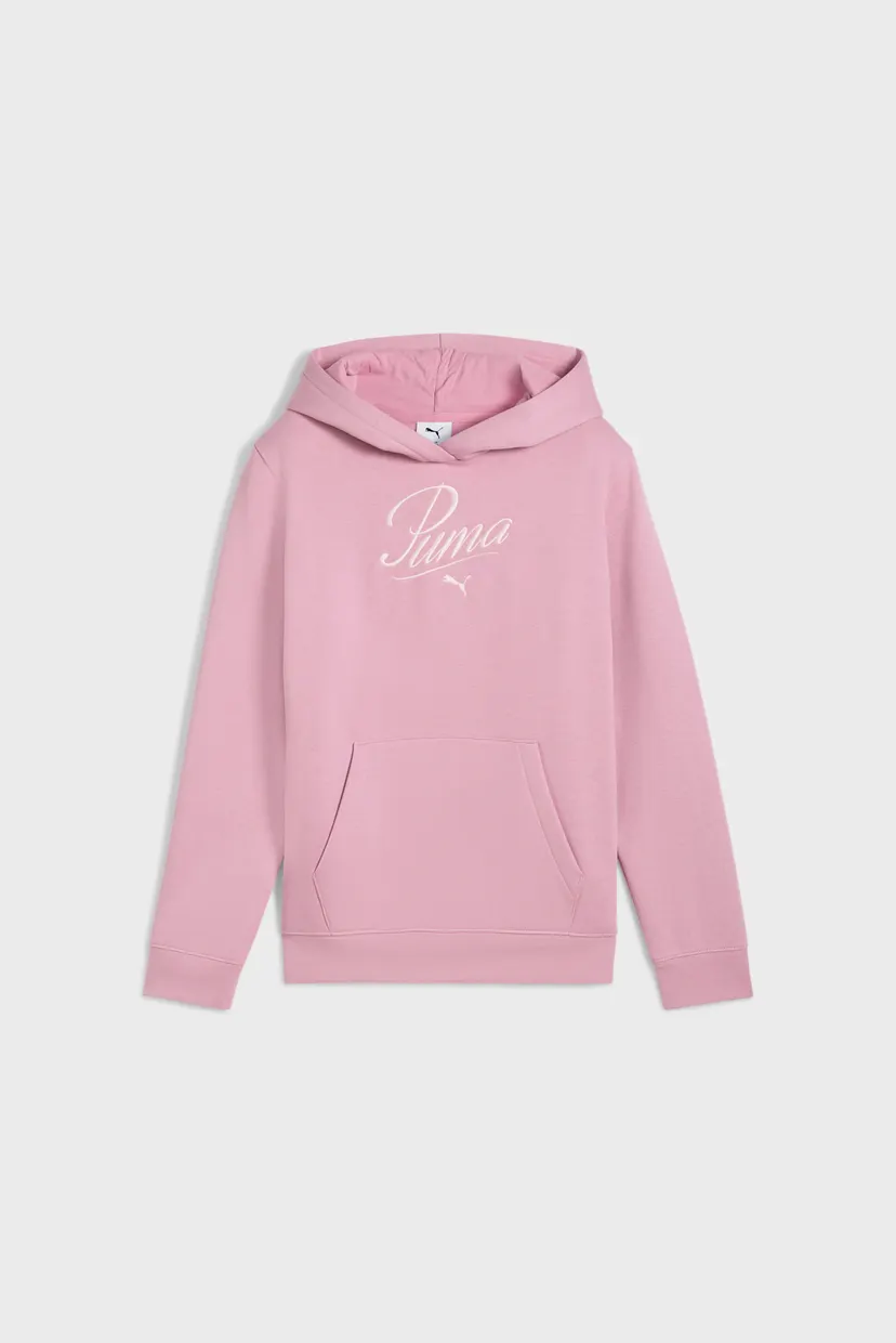 Дитяче рожеве худі Essentials Script Hoodie Youth 4