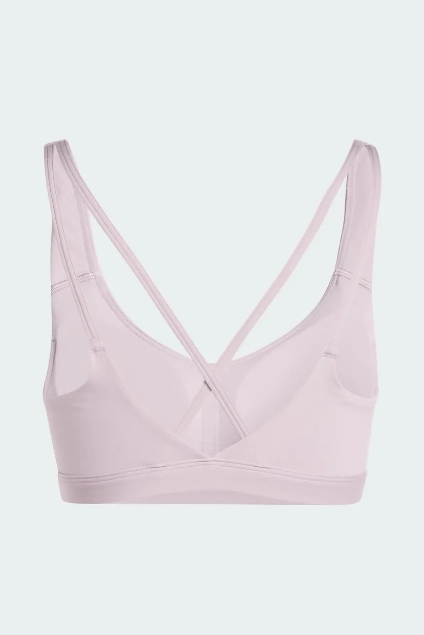 Жіночий бузковий топ adidas All Me Essentials Medium Support 7