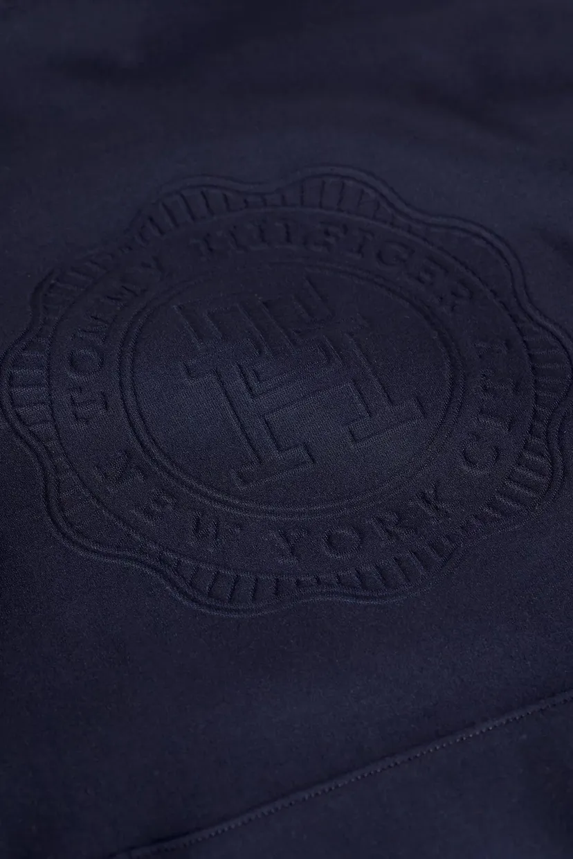 Чоловіче темно-синє худі LUX STAMP EMBOSSED 5
