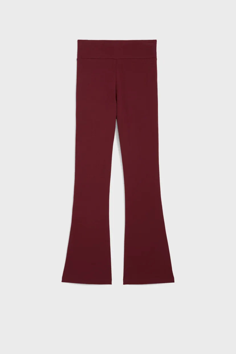 Детские бордовые спортивные брюки PUMA Class Flared Leggings Youth 5