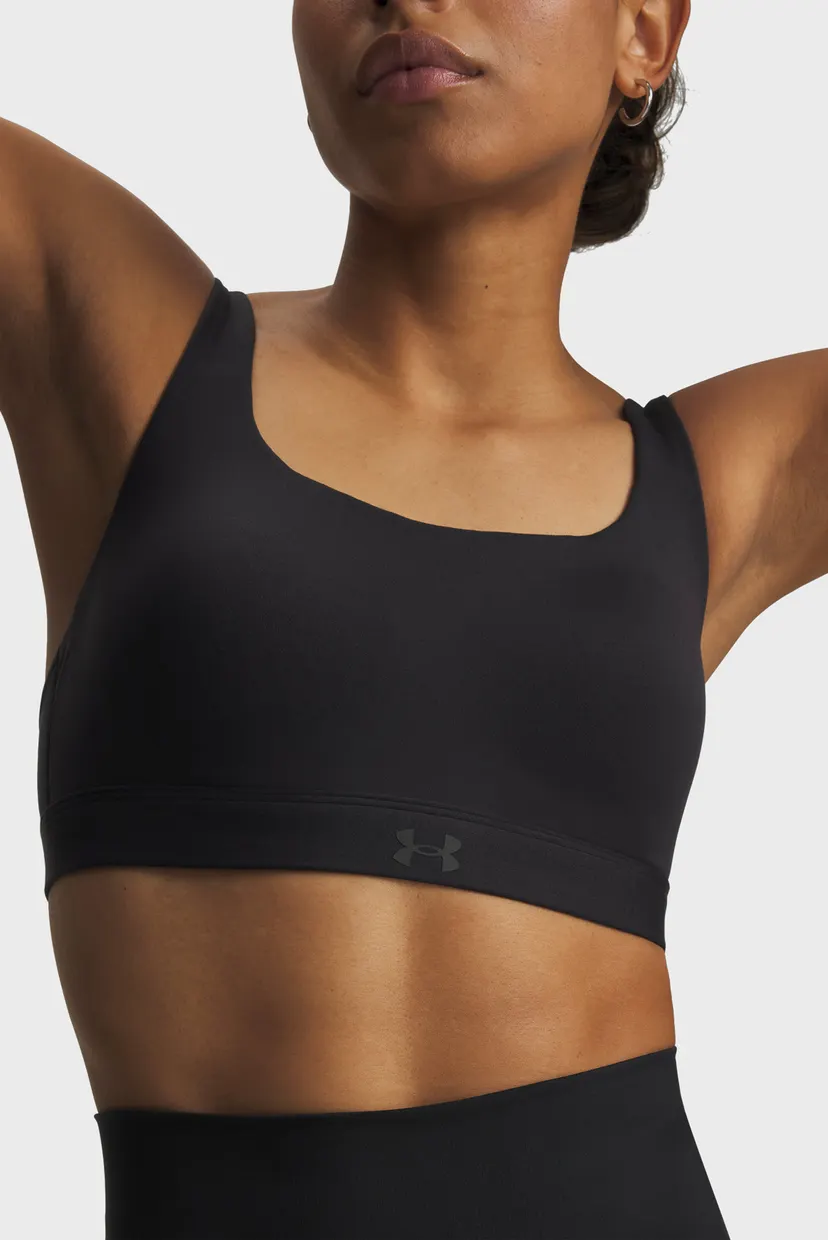 Жіночий чорний топ UA Effortless High Bra 5