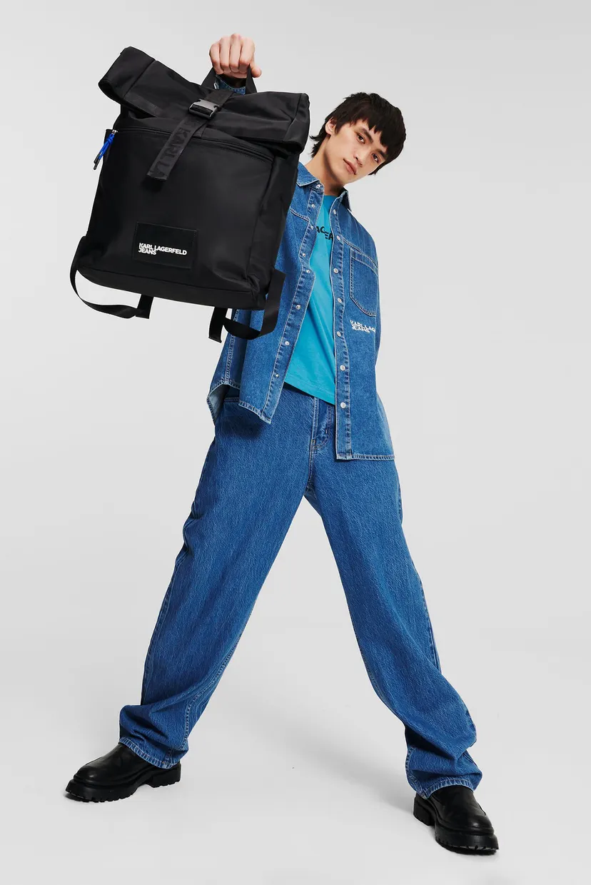 Мужские синие джинсы KLJ RELAXED DENIM 4