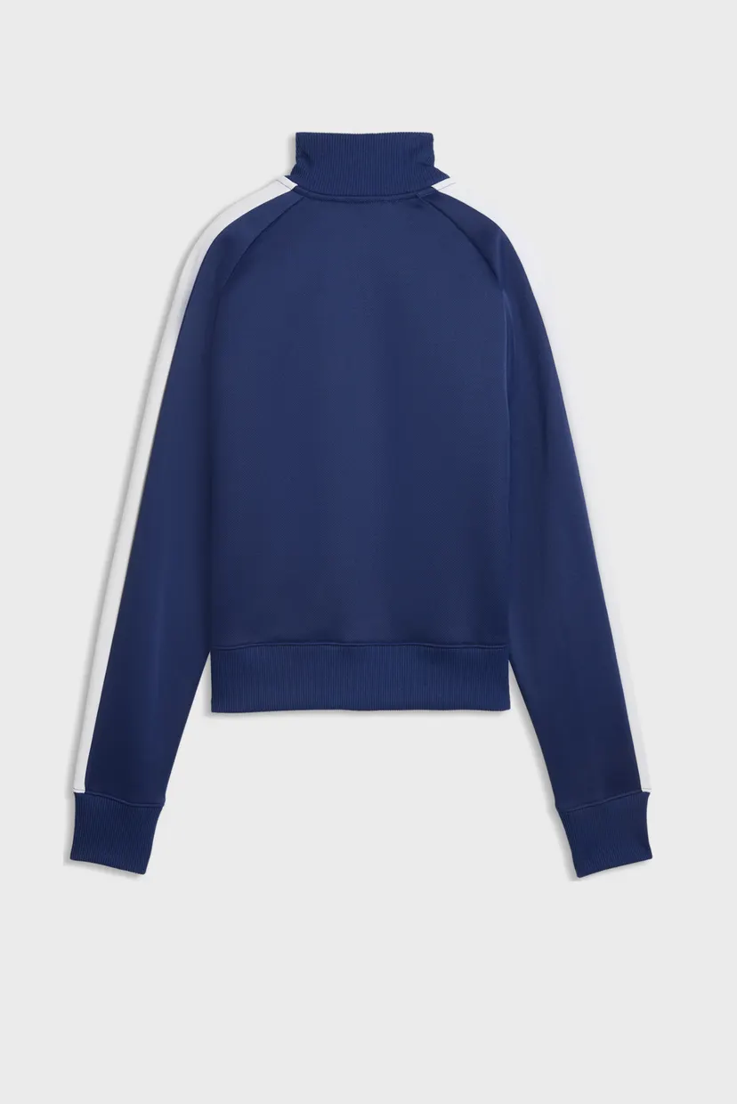 Жіноча синя спортивна кофта T7 ALWAYS ON Short Track Jacket Women 5