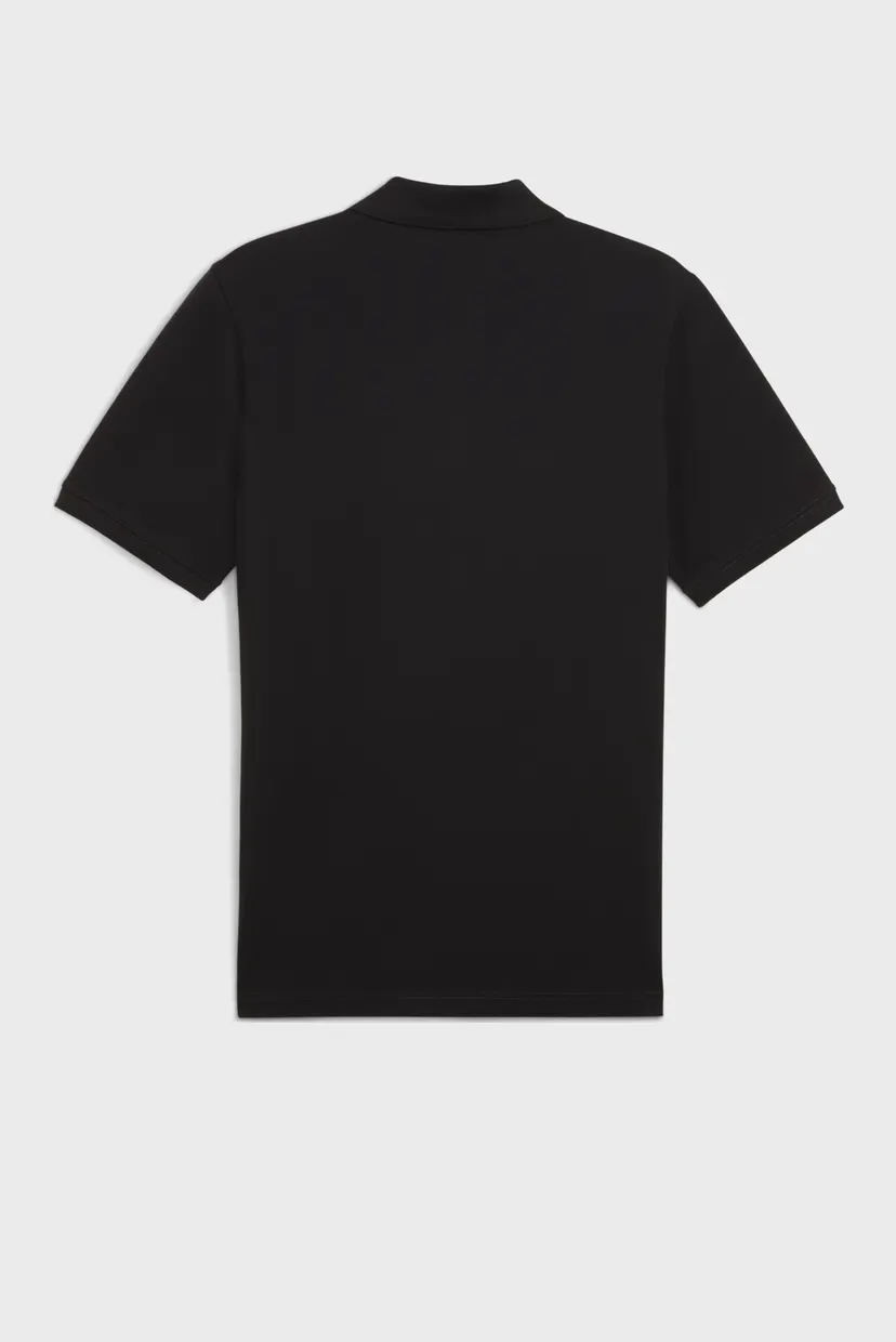 Мужское черное поло Essentials No. 1 Logo Pique Polo Men 7