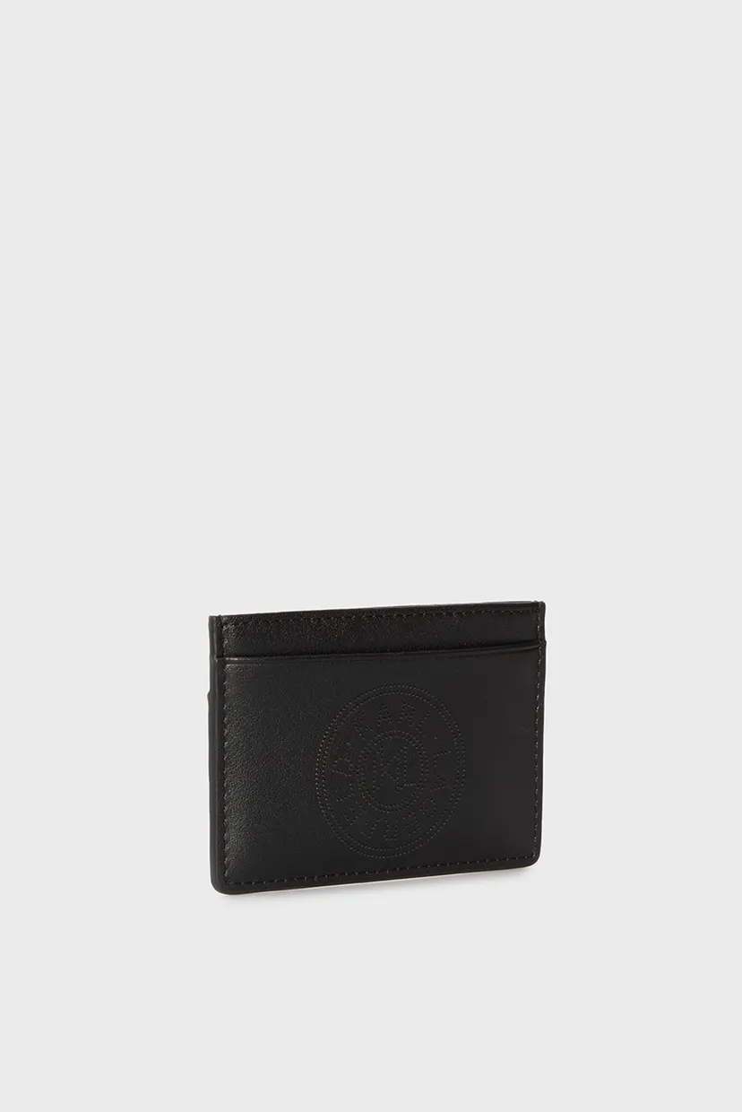 Жіночий чорний шкіряний кардхолдер CIRCLE CARDHOLDER 3