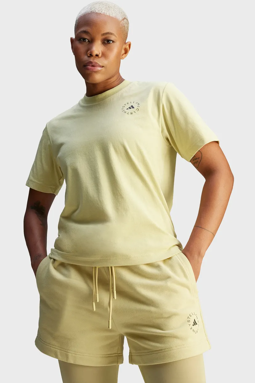Жіноча жовта футболка adidas by Stella McCartney TrueCasuals Regular Sportswear 5
