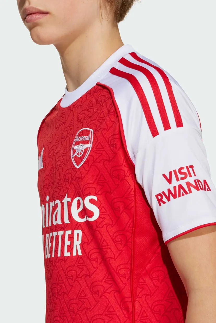 Детская красная футболка Arsenal 25/26 Home Kids 6