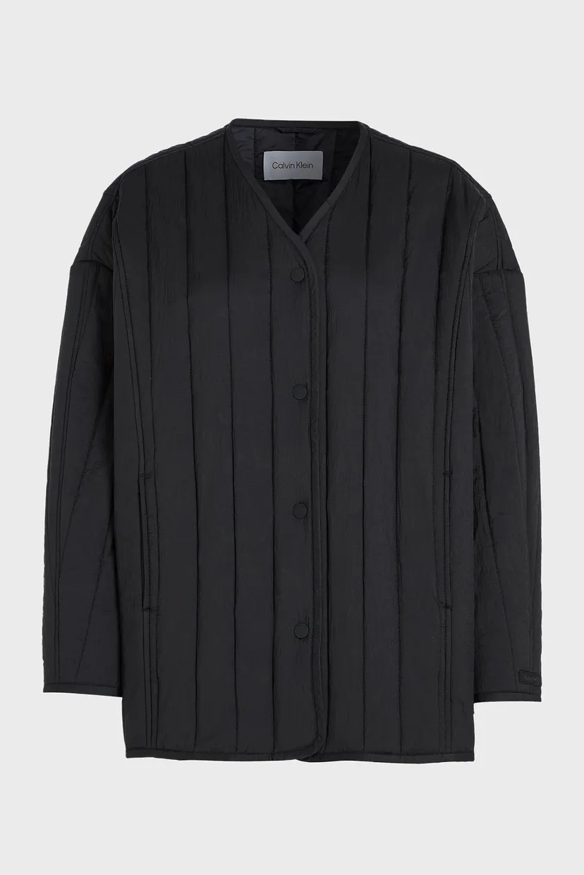 Жіноча чорна куртка LW VERTICAL QUILT JACKET 5