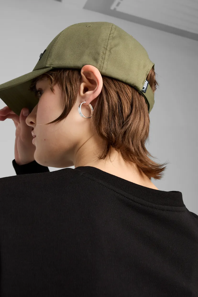 Оливковая кепка ESS Metal PUMA Cat Baseball Cap 4