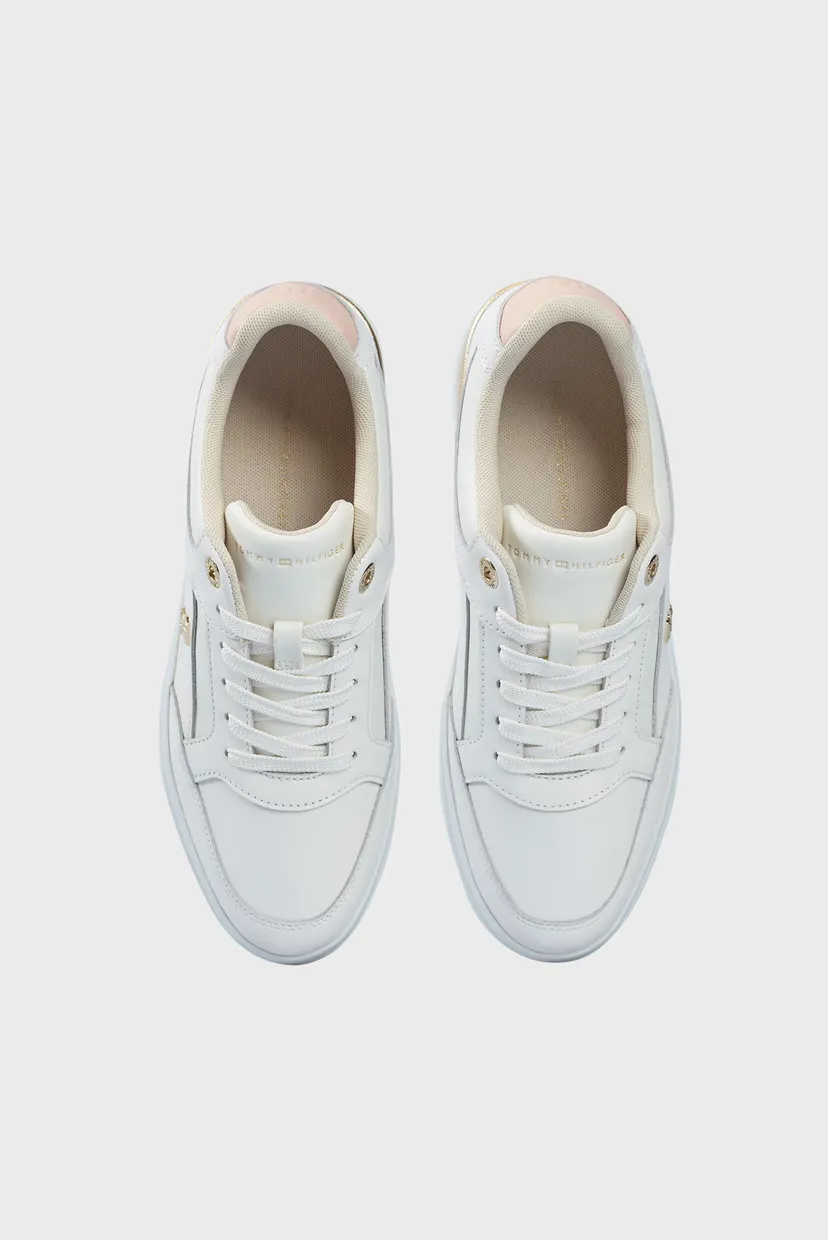 Жіночі білі снікерси LUX HARDWARE COURT SNEAKER 4