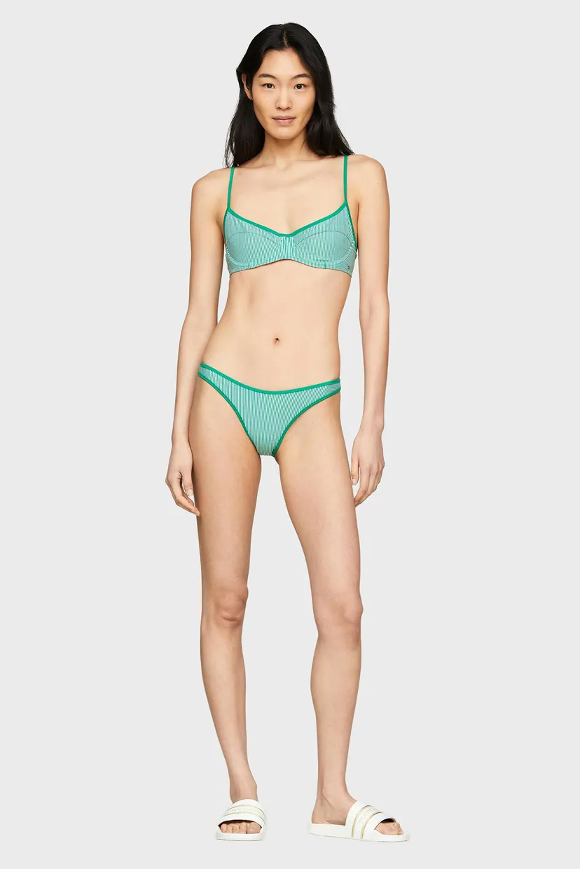 Женские белые слайдеры HILFIGER POOLSLIDE WITH WEBBING 6