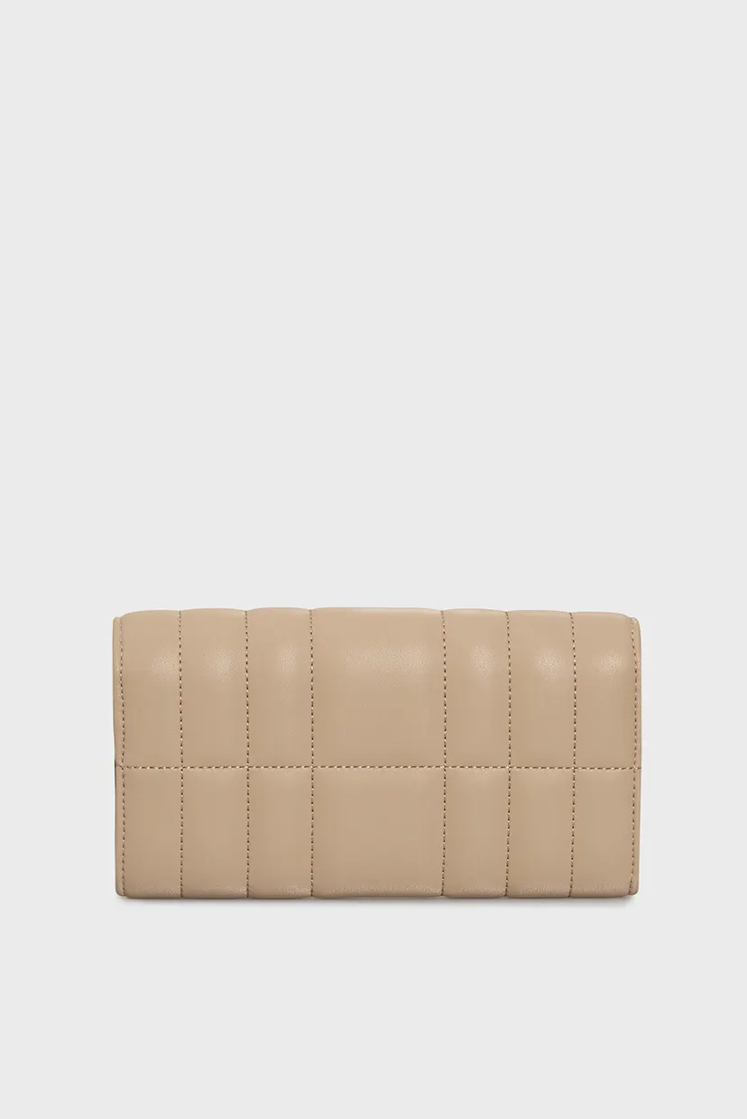Женский бежевый кошелек TH FEMININE LRG FLAP 4