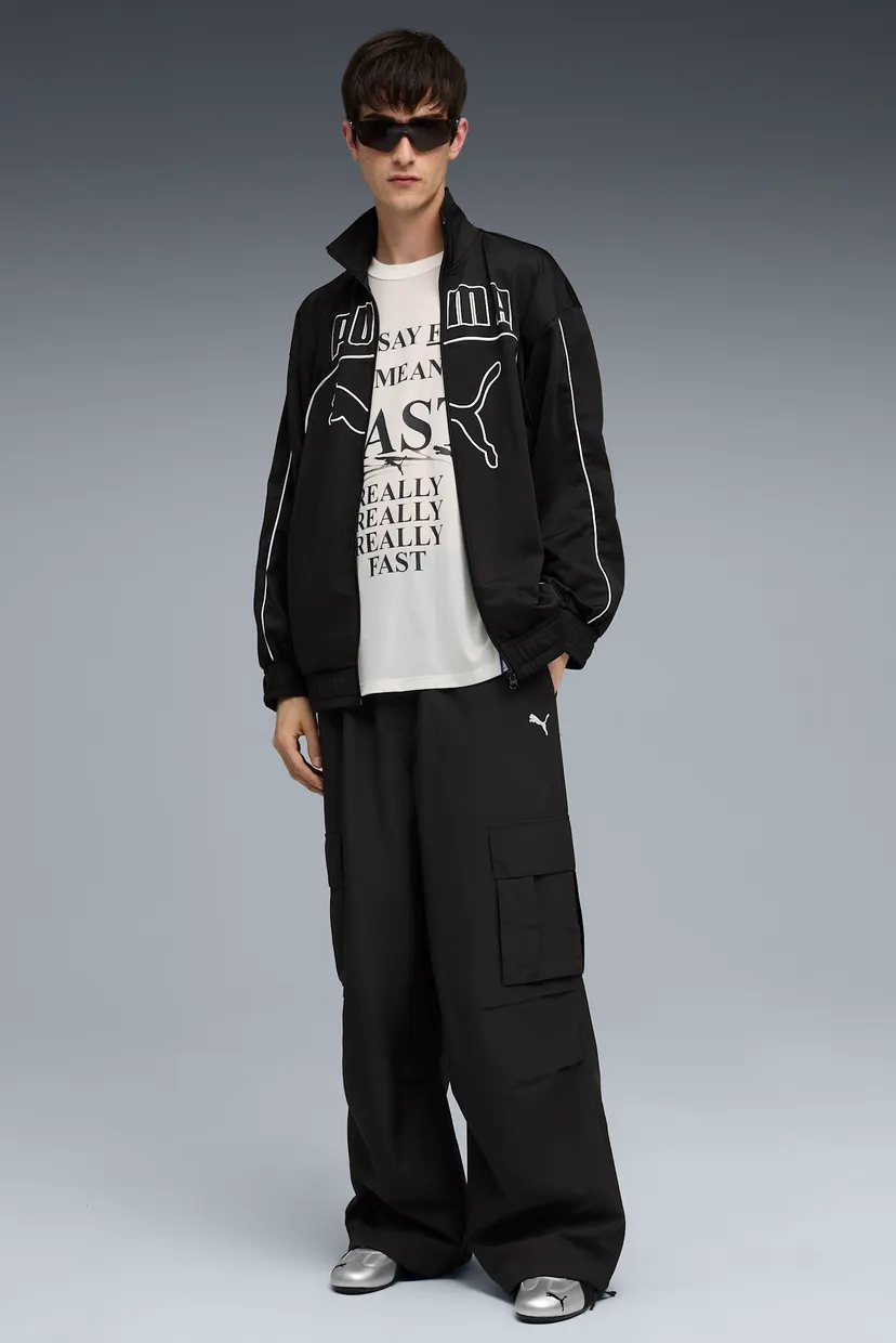 Черная ветровка  FUTURE.PUMA.ARCHIVE Relaxed Track Jacket Unisex (унисекс) 4