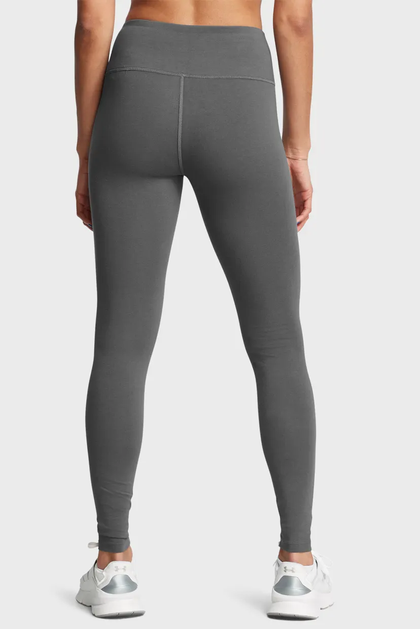 Женские серые тайтсы UA Rival Legging 3