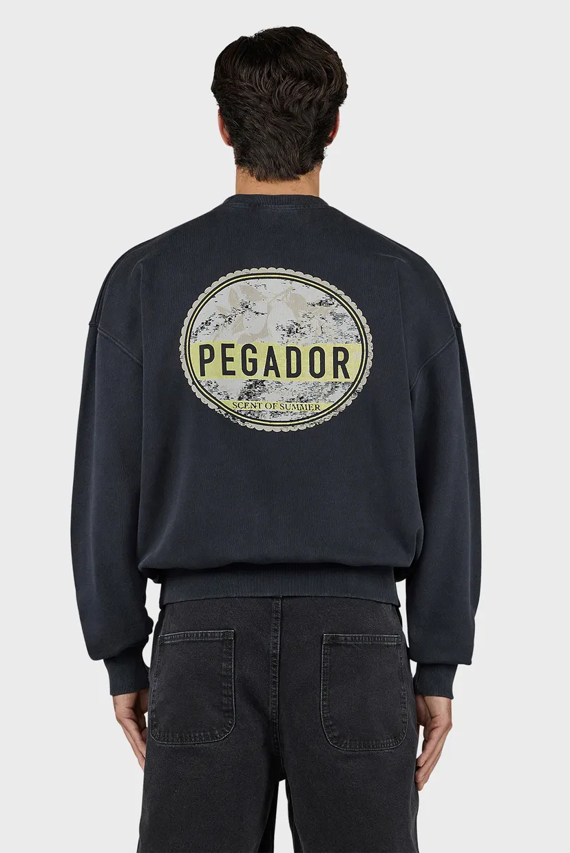 Мужской черный свитшот Vanos Oversized 4