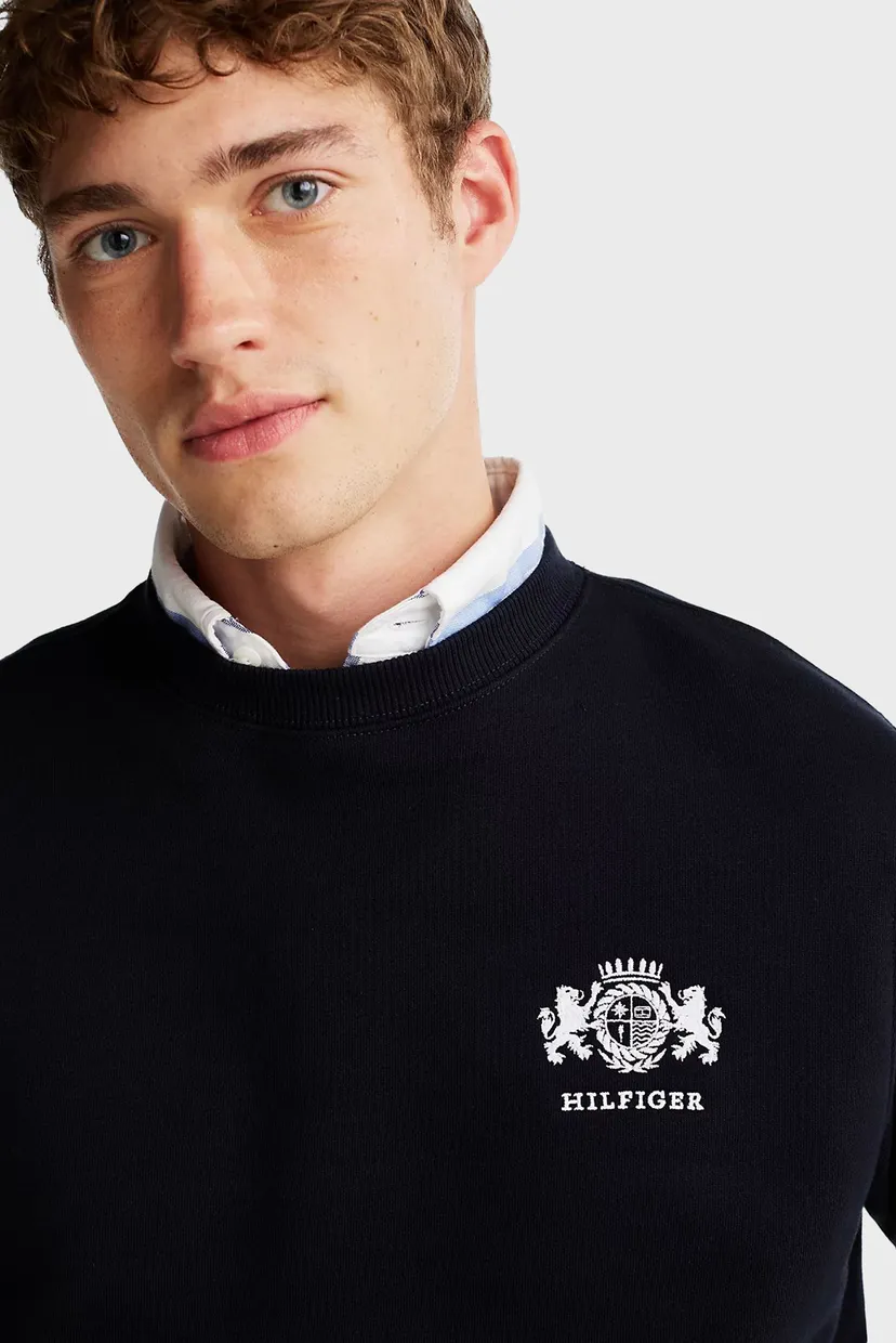 Чоловічий темно-синій світшот SMALL CREST EMRBO SWEATSHIRT 4