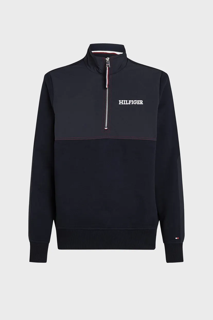 Чоловіча темно-синя спортивна кофта MONOTYPE MIX MEDIA HALF ZIP 5