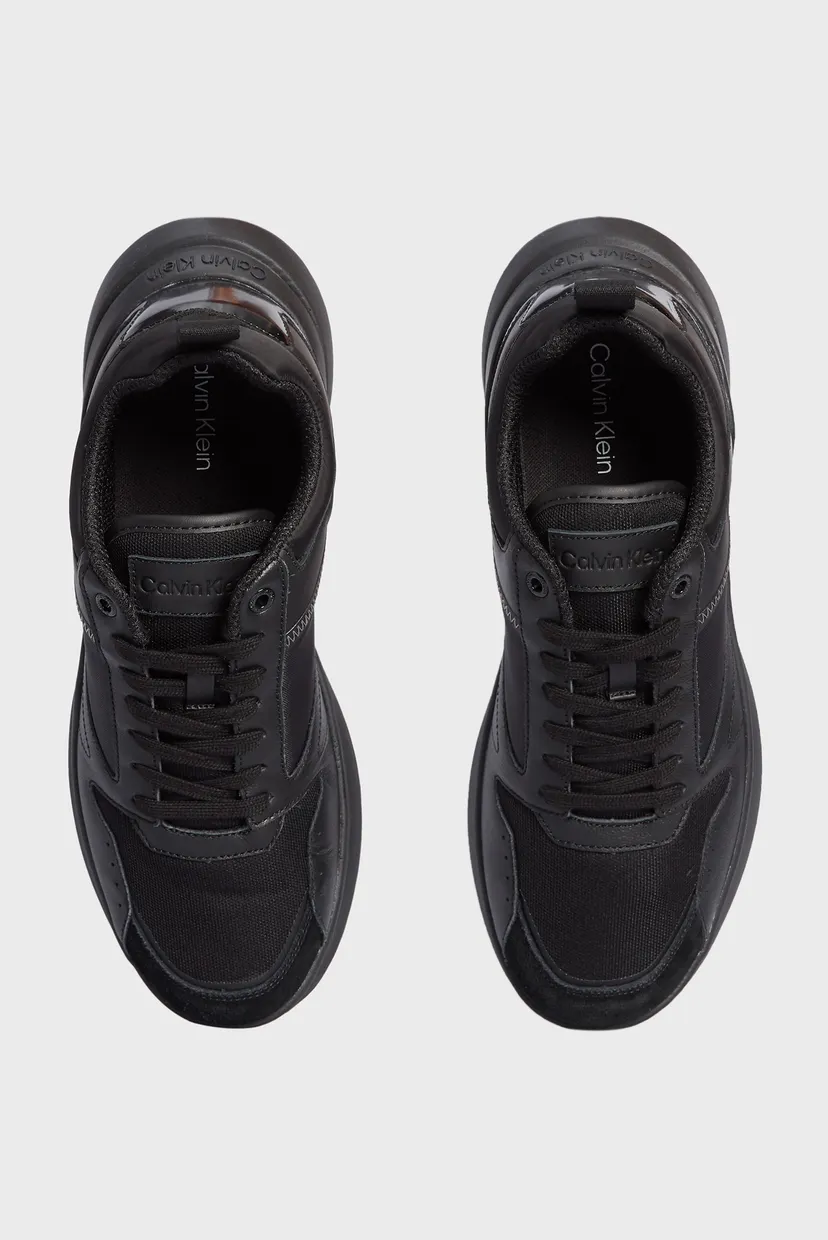 Мужские черные кроссовки LOW TOP LACE UP MIX 4