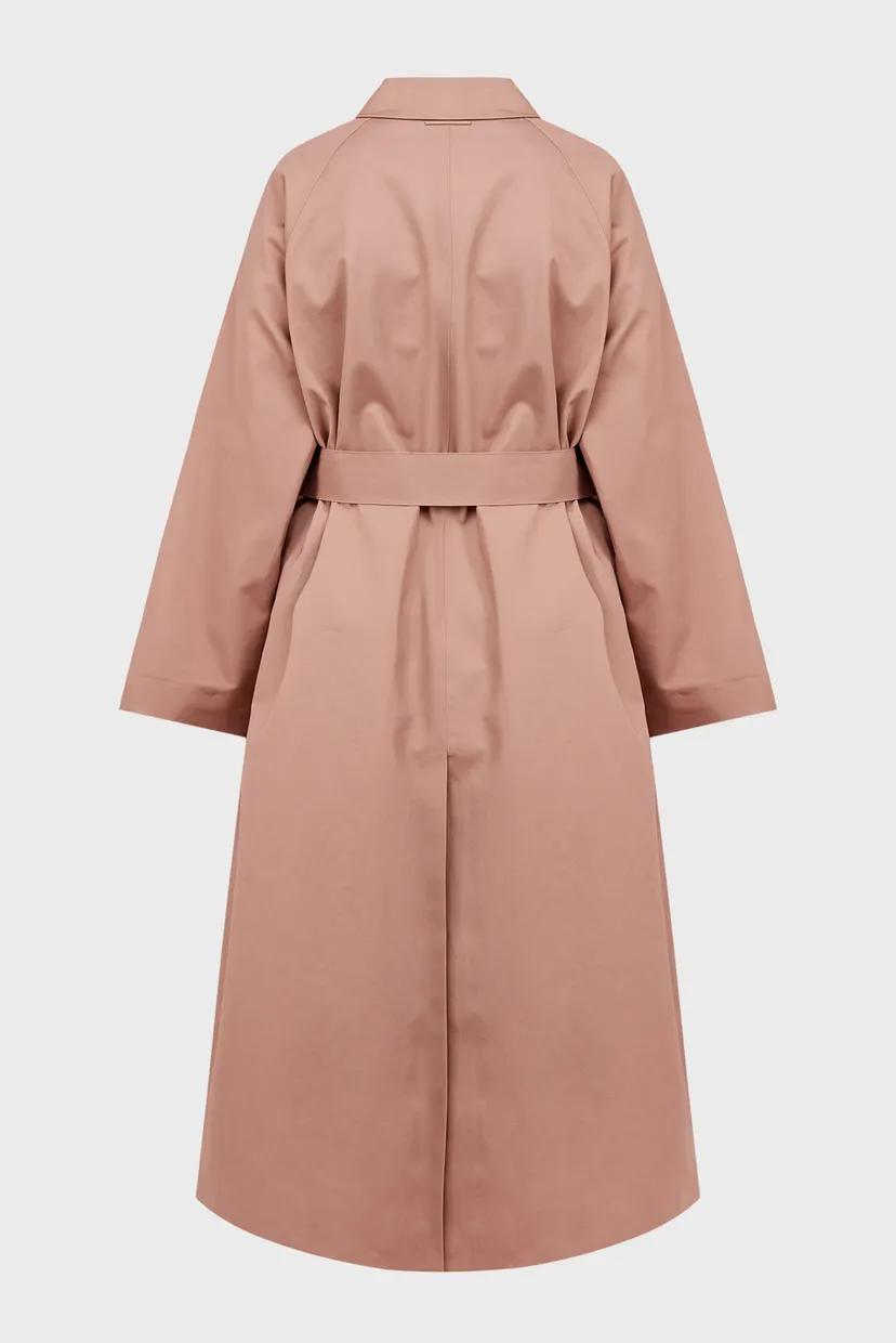 Жіночий пудровий плащ BONDED COTTON TRENCH COAT 3