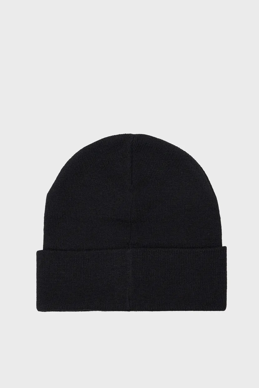 Жіноча чорна шапка MONOGRAM EMBRO BEANIE 3
