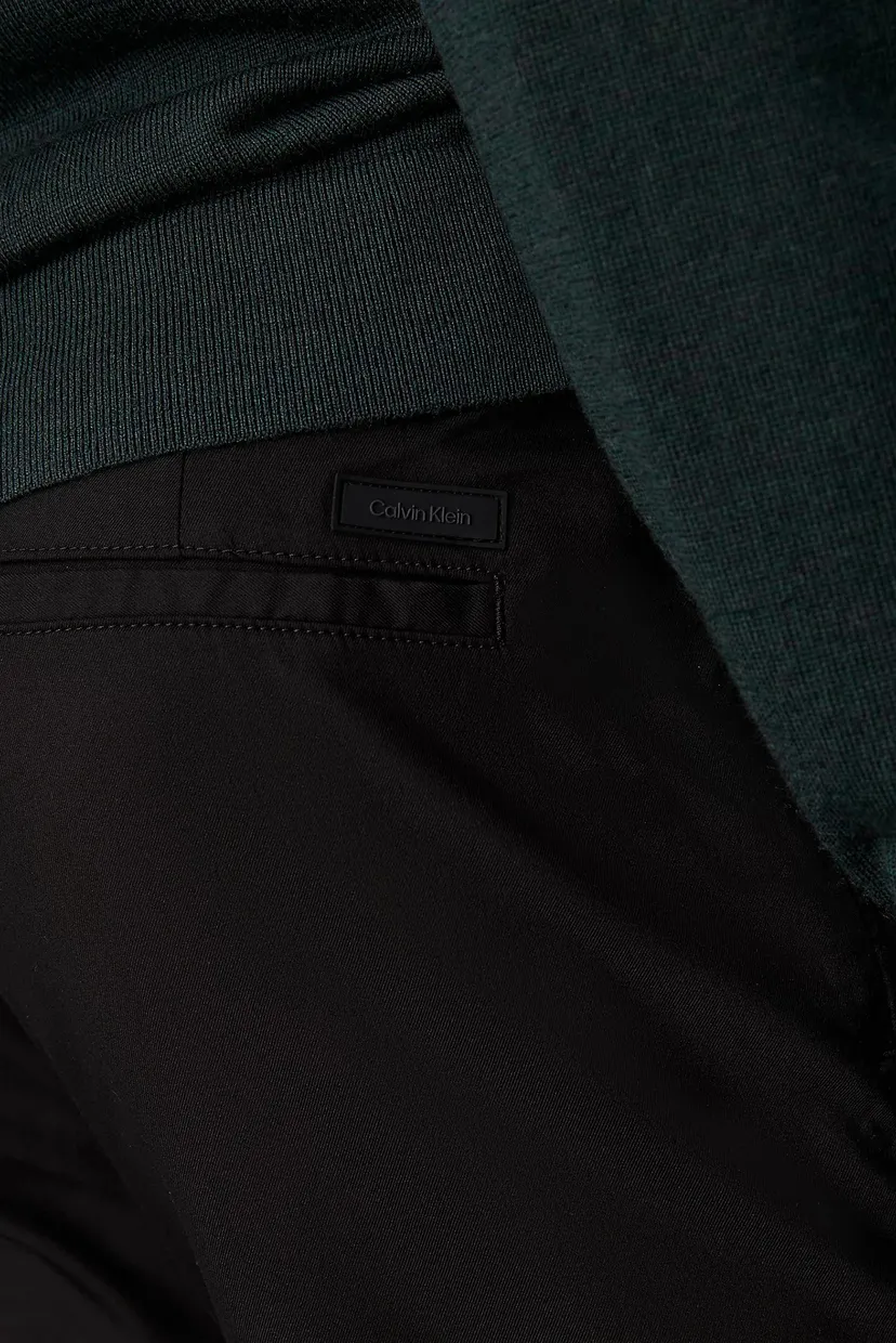 Мужские черные брюки TECH COTTON STRETCH TAPERED 4