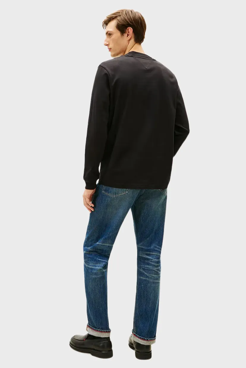 Мужской черный лонгслив MODERN ATHLEISURE 3