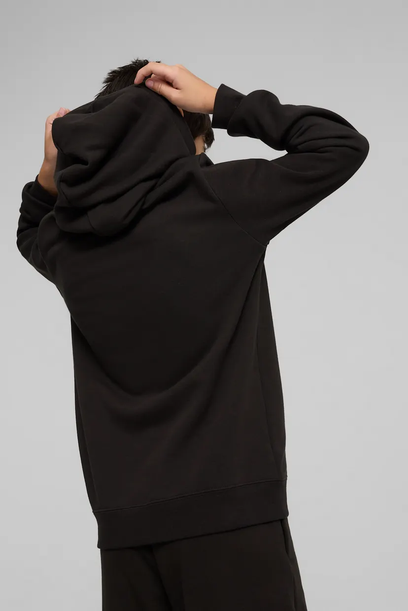 Детское черное худи ESS No. 1 Logo Hoodie Youth 3