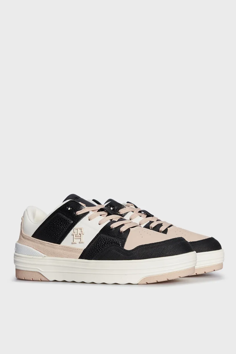 Жіночі шкіряні снікерcи TH PREMIUM LO BASKET SNEAKER 3