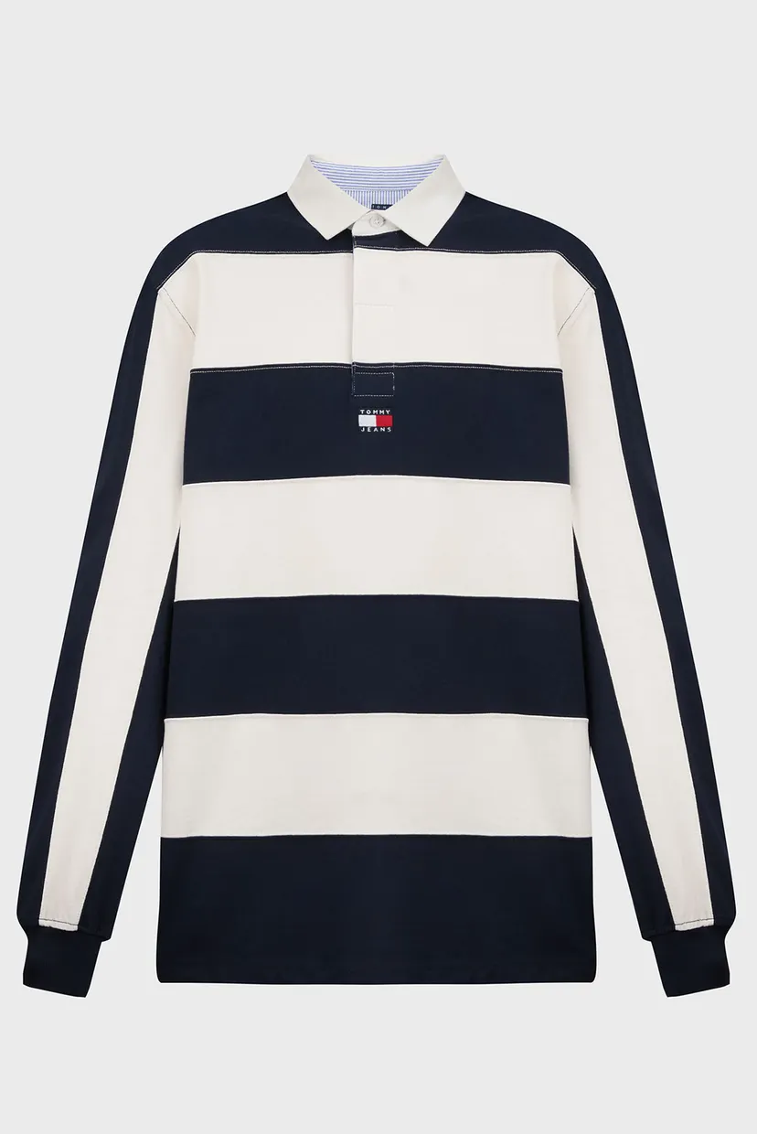 Мужское поло в полоску TJM ENTRY STRIPE BADGE RUGBY LS 5