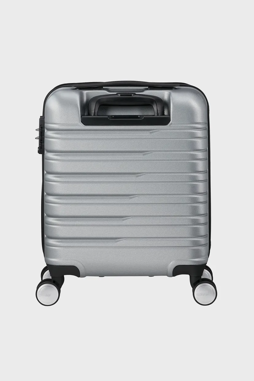Сіра валіза 45 см FLASHLINE SKY SILVER 3