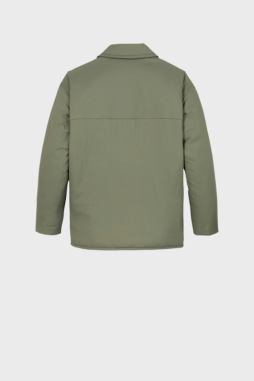 Детская зеленая рубашка-пальто LIGHT NYLON SHACKET 6