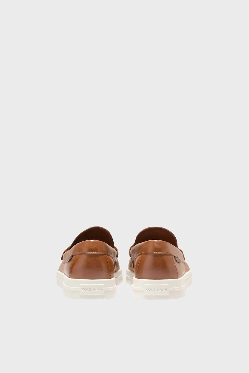Чоловічі коричневі шкіряні лофери Nantucket Drift Penny Loafer 4
