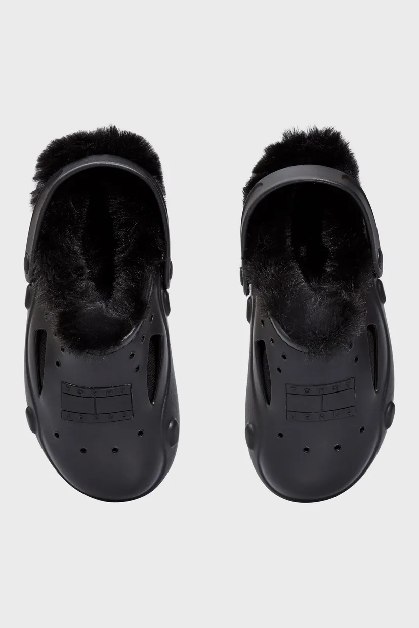 Женские черные клоги TJW FREEDOM MULE WARM LINING 4